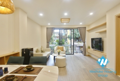 Two bedroom serviced apartment for rent in Giang Vo, Ba Dinh.